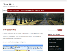 Tablet Screenshot of dicas-spss.com